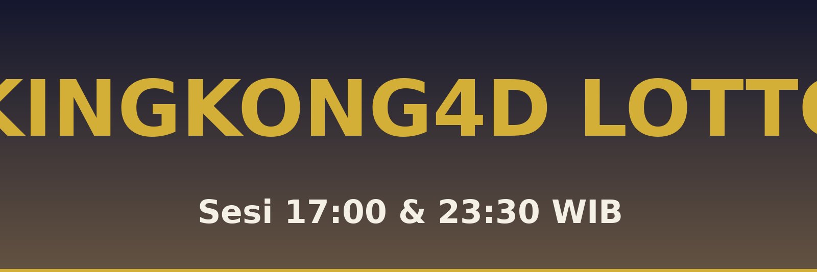 Kingkong4D Lotto Muara Tiga